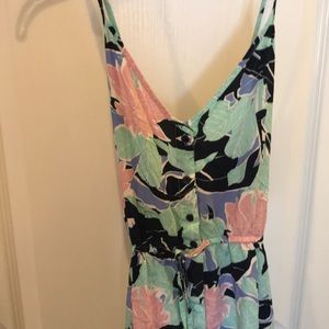 Hi-Low floral print summer dress